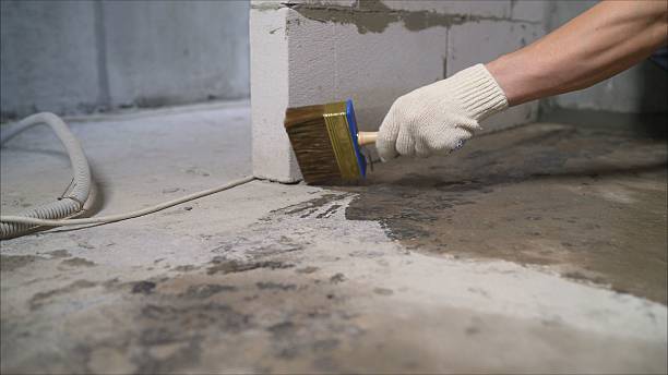 Crawl space vapor barrier installation in Mingo, OH